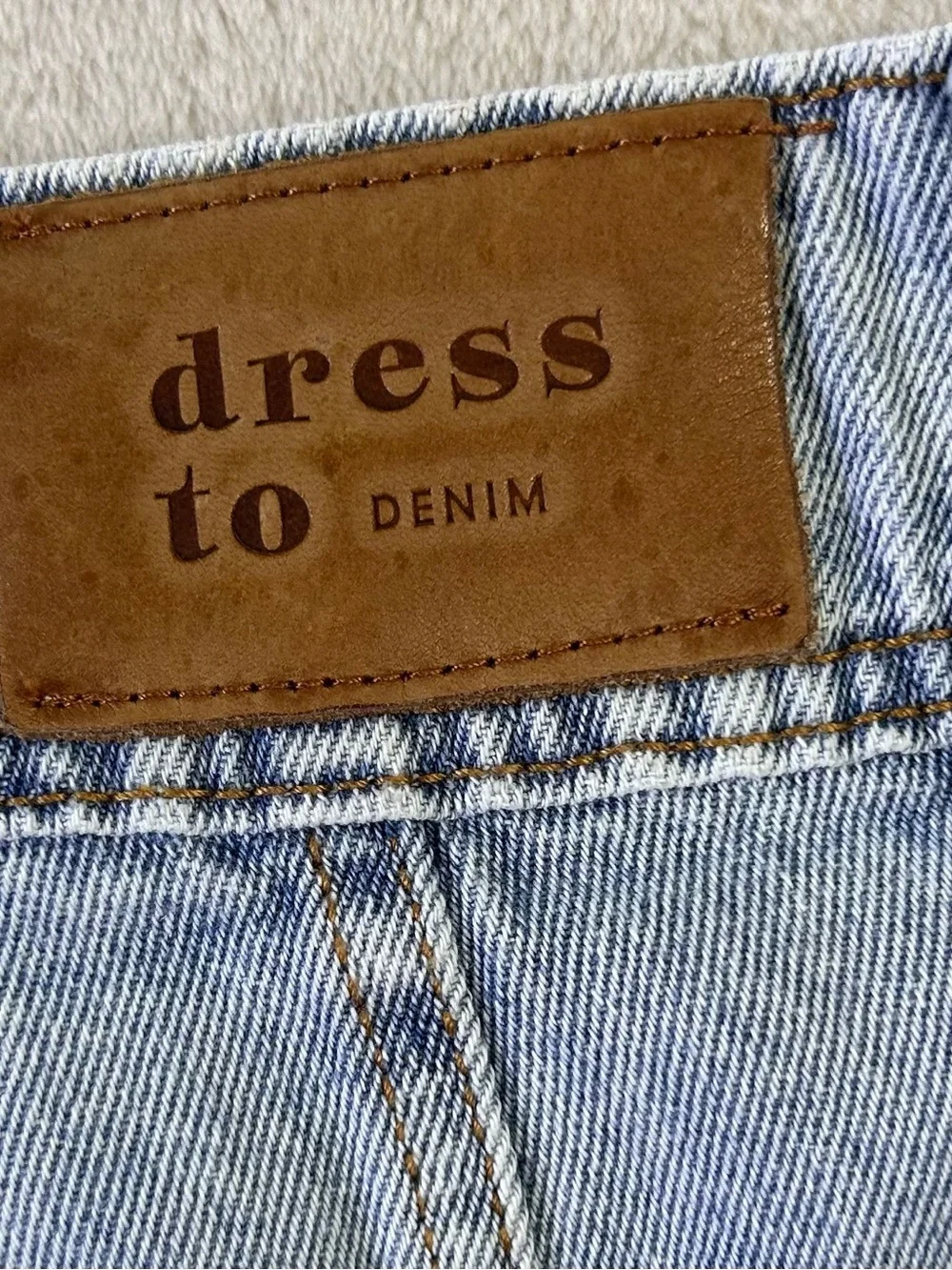Dress To Denim High Rise Pleated Denim Shorts